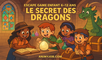 Escape game enfant à imprimer :  Le secret des dragons