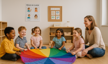 Apprendre à partager à 3 ans : routines et jeux coop