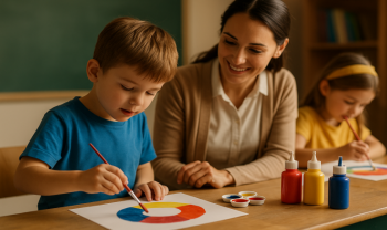 Couleurs primaires pour enfants : activités et mélanges