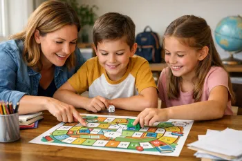 Jeu de l'oie de la rentrée gratuit à imprimer en classe