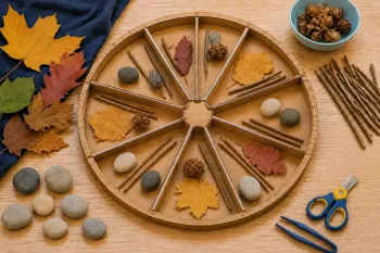 Fabriquer un cadre à mandala naturel réutilisable