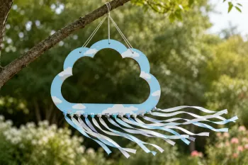 Manche à air nuage et rubans météo