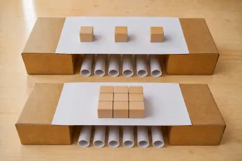 Construire un pont solide avec des tubes de papier roulé