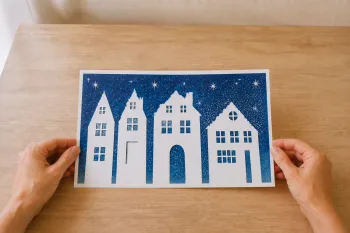 Silhouettes de Noël à la peinture : 20 modèles