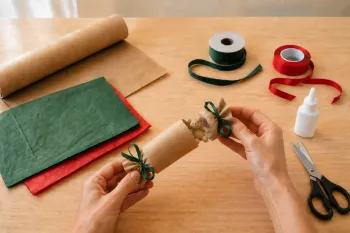 Crackers de Noël DIY : fabriquer des papillotes surprises