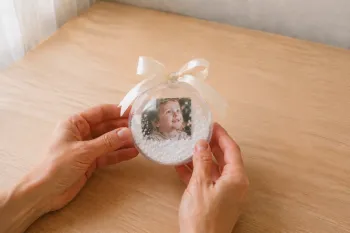 Boule de Noël photo : 15 décorations personnalisées