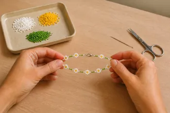 Bracelets de fleurs en perles : 15 modèles faciles