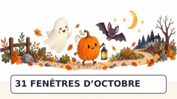 Calendrier Halloween : 31 fenêtres et défis d’octobre à imprimer