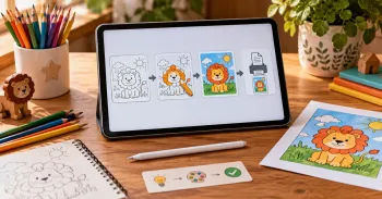 Coloriage sur tablette : organiser une séance créative du début à la fin