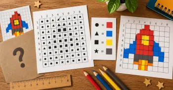Créer un pixel art mystère : construire un code couleur sans erreur