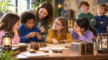 Deux enfants résolvent tout dans l’escape game : comment faire participer les autres ?