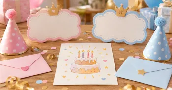 Anniversaire à deux enfants : écrire une invitation sans ambiguïté