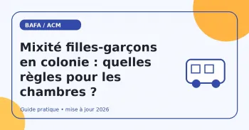 Mixité filles-garçons en colonie : quelles règles pour les chambres ?