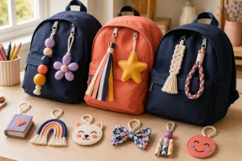 25 bijoux de sac et Bag Charms DIY à fabriquer pour le cartable