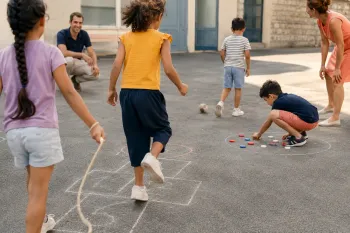 30 jeux de notre enfance et jeux de cour à faire découvrir aux enfants