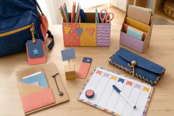25 bricolages de rentrée scolaire utiles à fabriquer