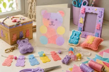 20 Gummy Bear DIY : bricolages d’oursons bonbons kawaii à fabriquer