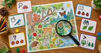 Transformer un coloriage en jeu d’observation : 10 défis sans ajouter de texte