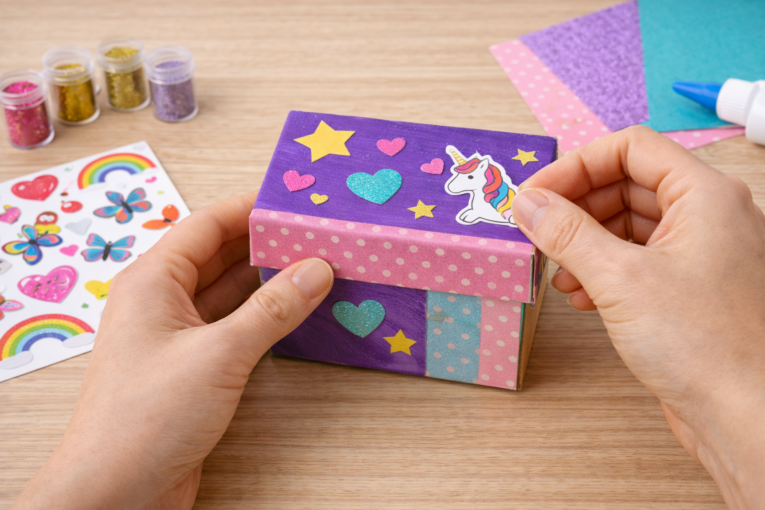 Personnalisation de la boîte à secrets avec prénom ou symbole