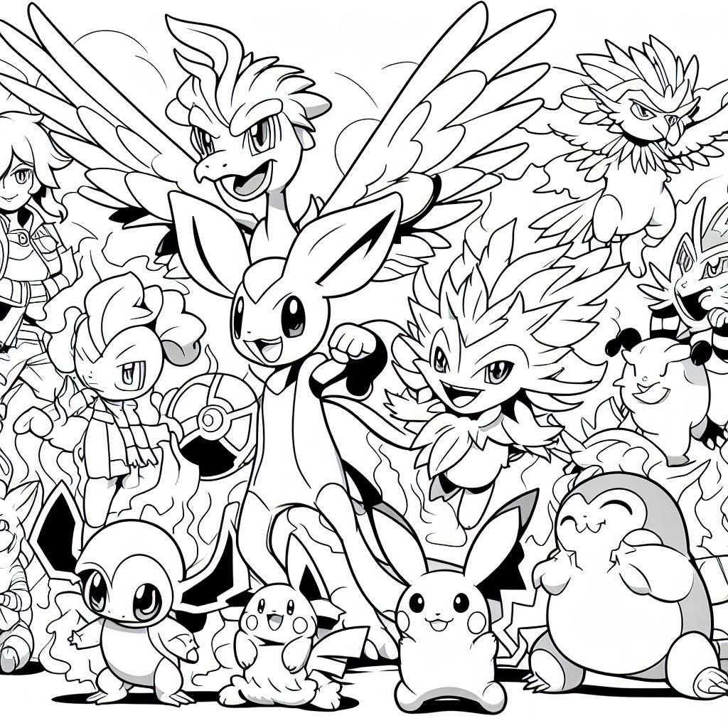 Coloriage Pok mon Gratuit A Imprimer Animyjob