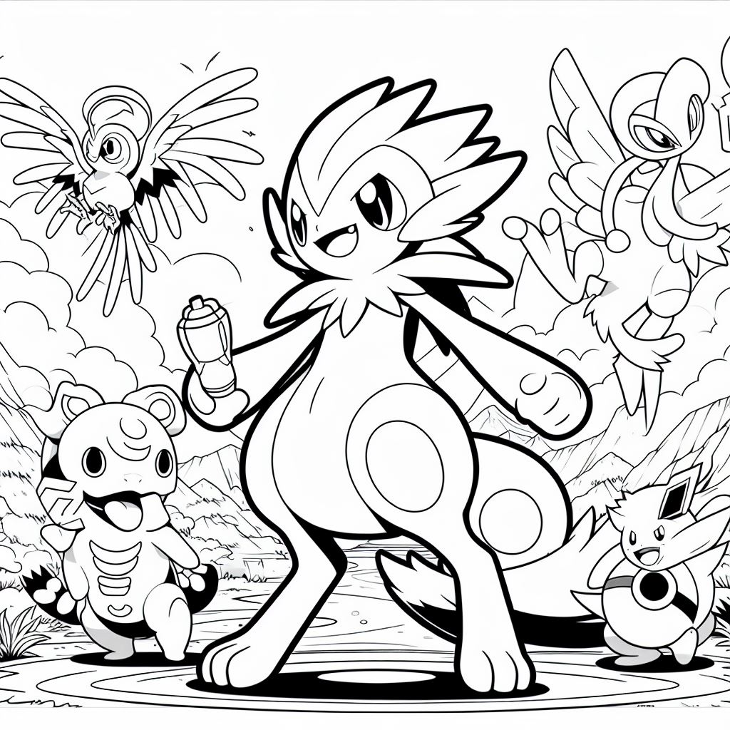 Coloriage-Pokemon-a-imprimer