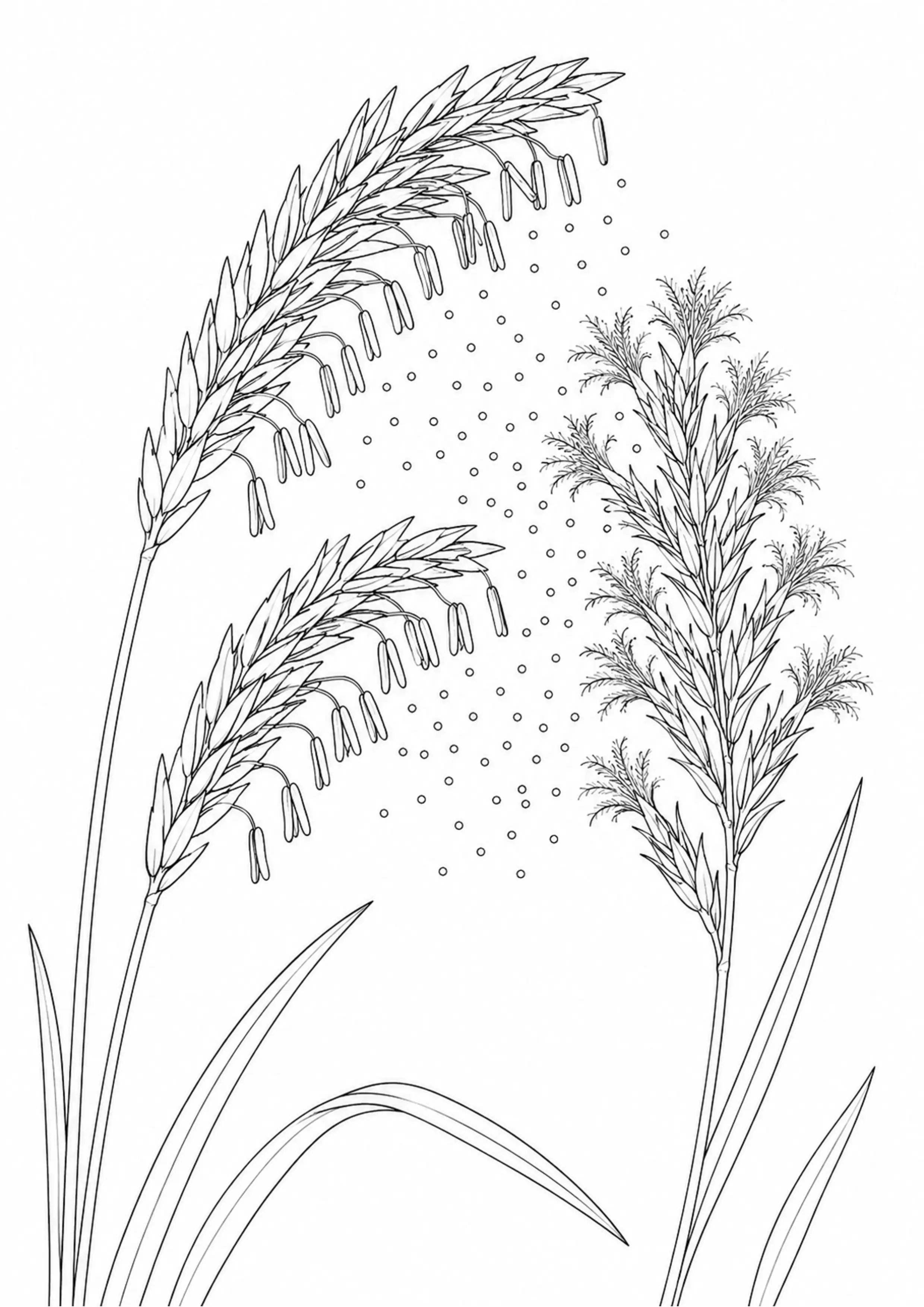 Coloriage Anatomie d’une fleur à imprimer – dessin n°11