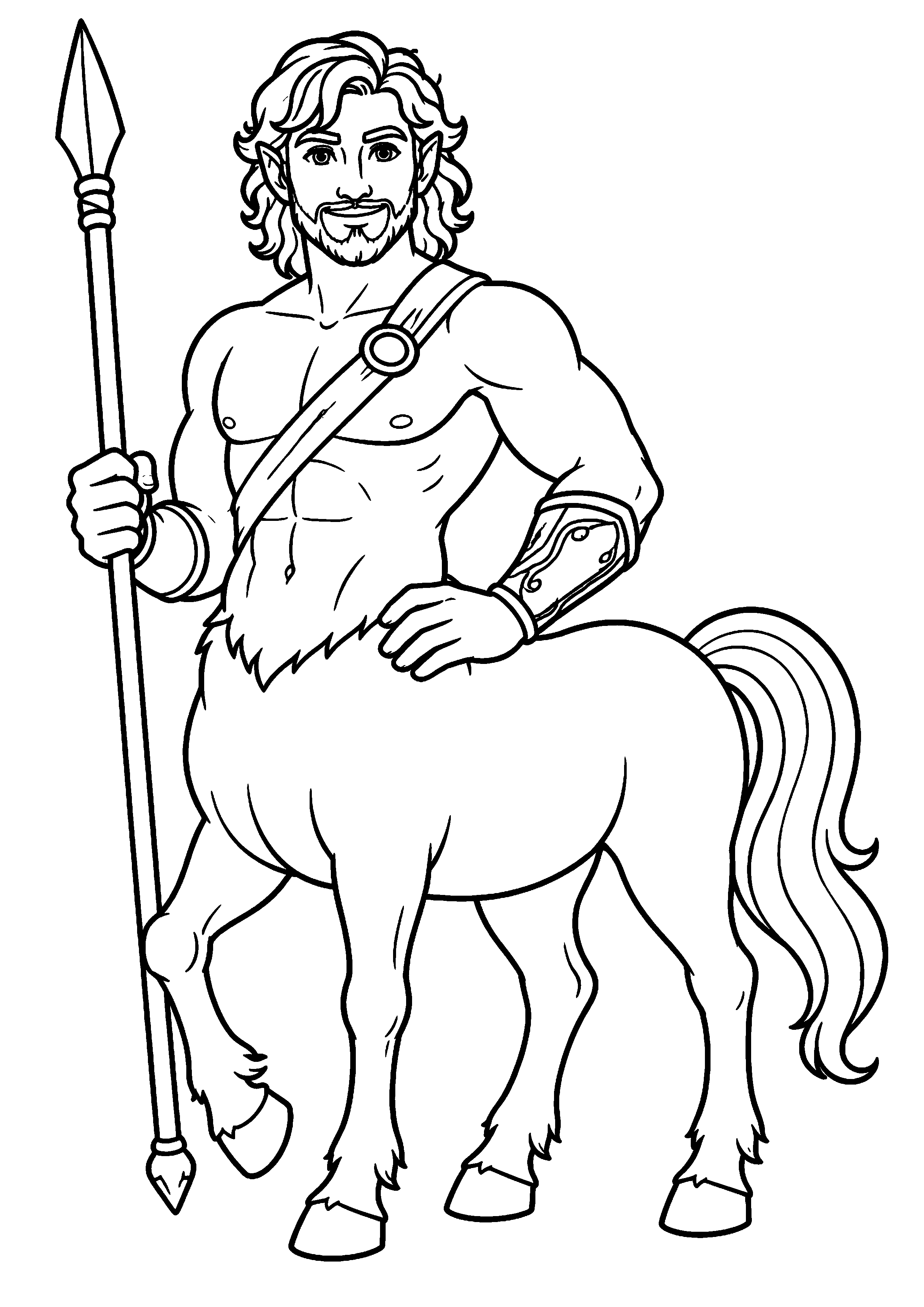 Coloriage Centaure à imprimer – dessin n°14