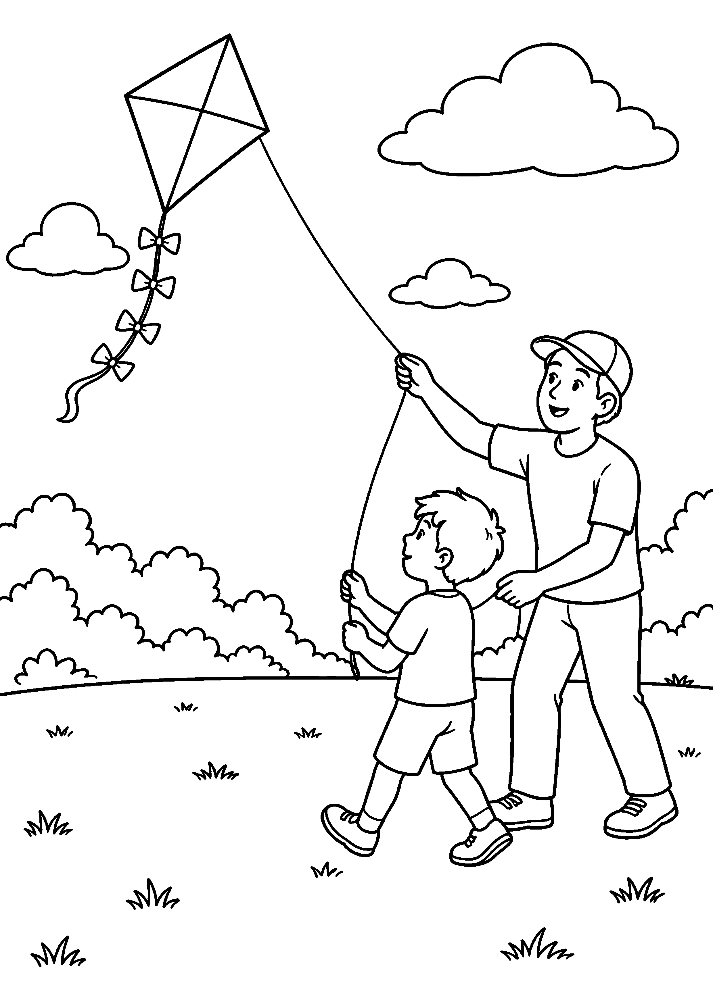 Coloriage Cerf-volant à imprimer – dessin n°10