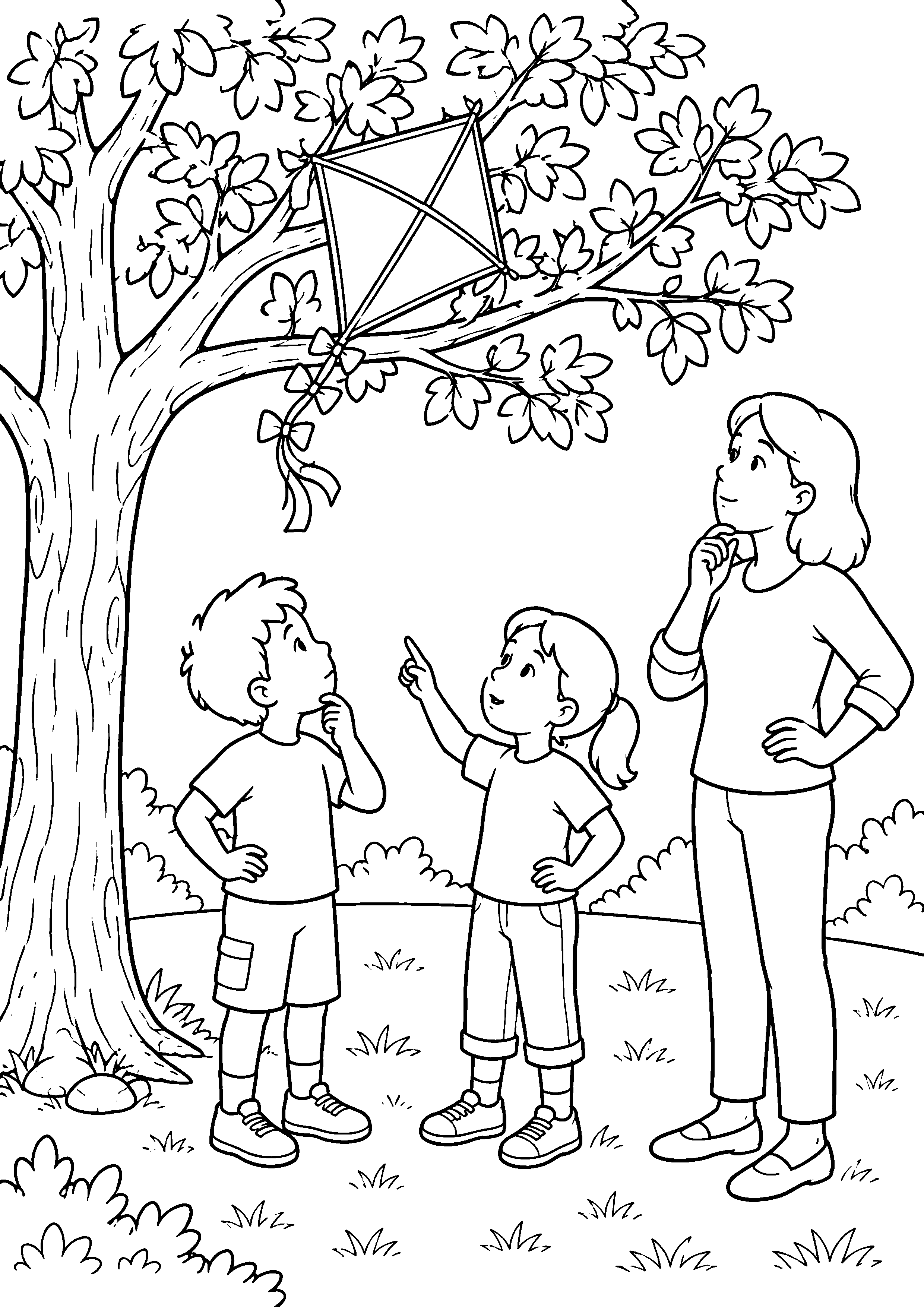 Coloriage cerf-volant à imprimer – dessin n°6