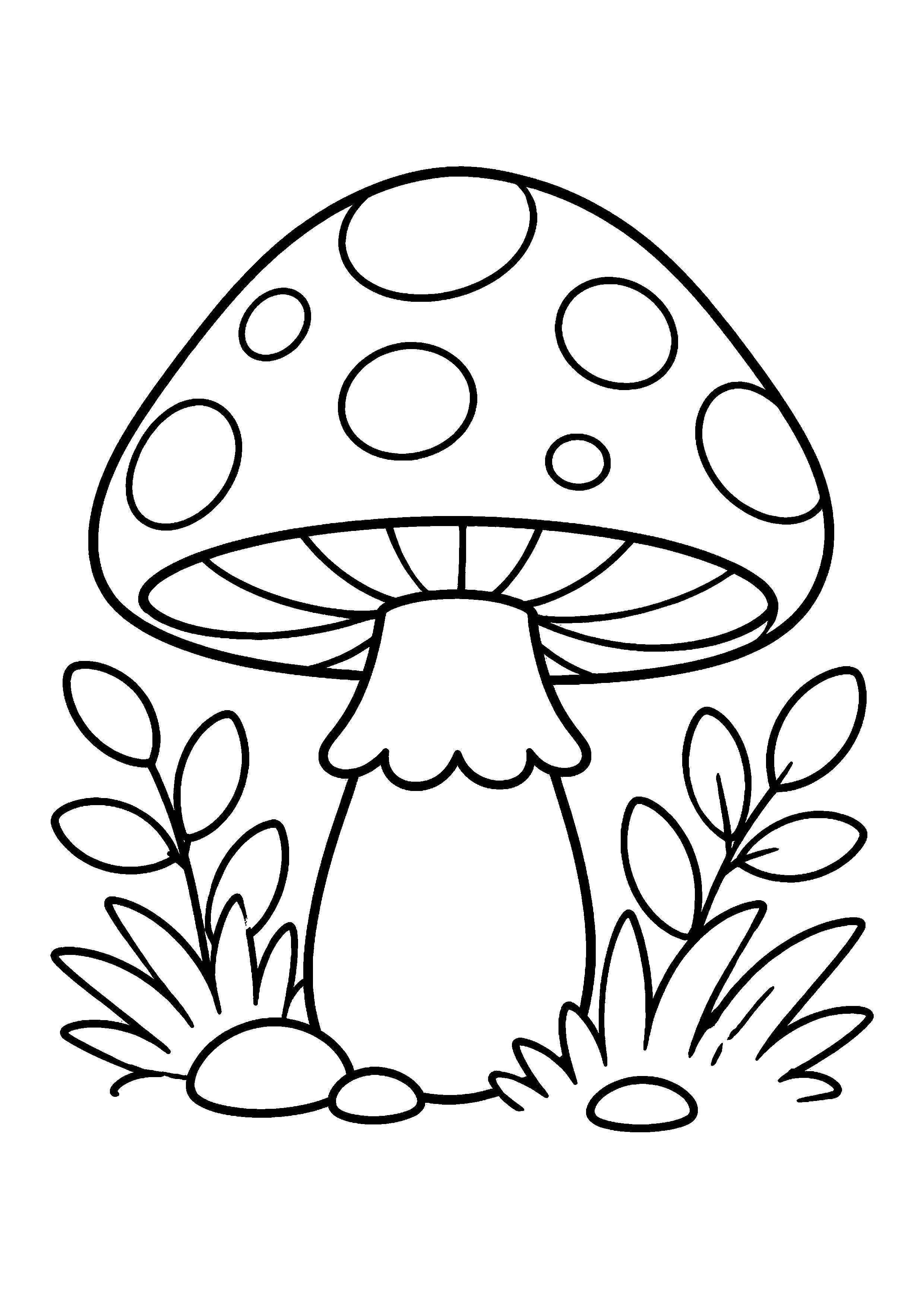 Coloriage Champignon à imprimer – dessin n°6