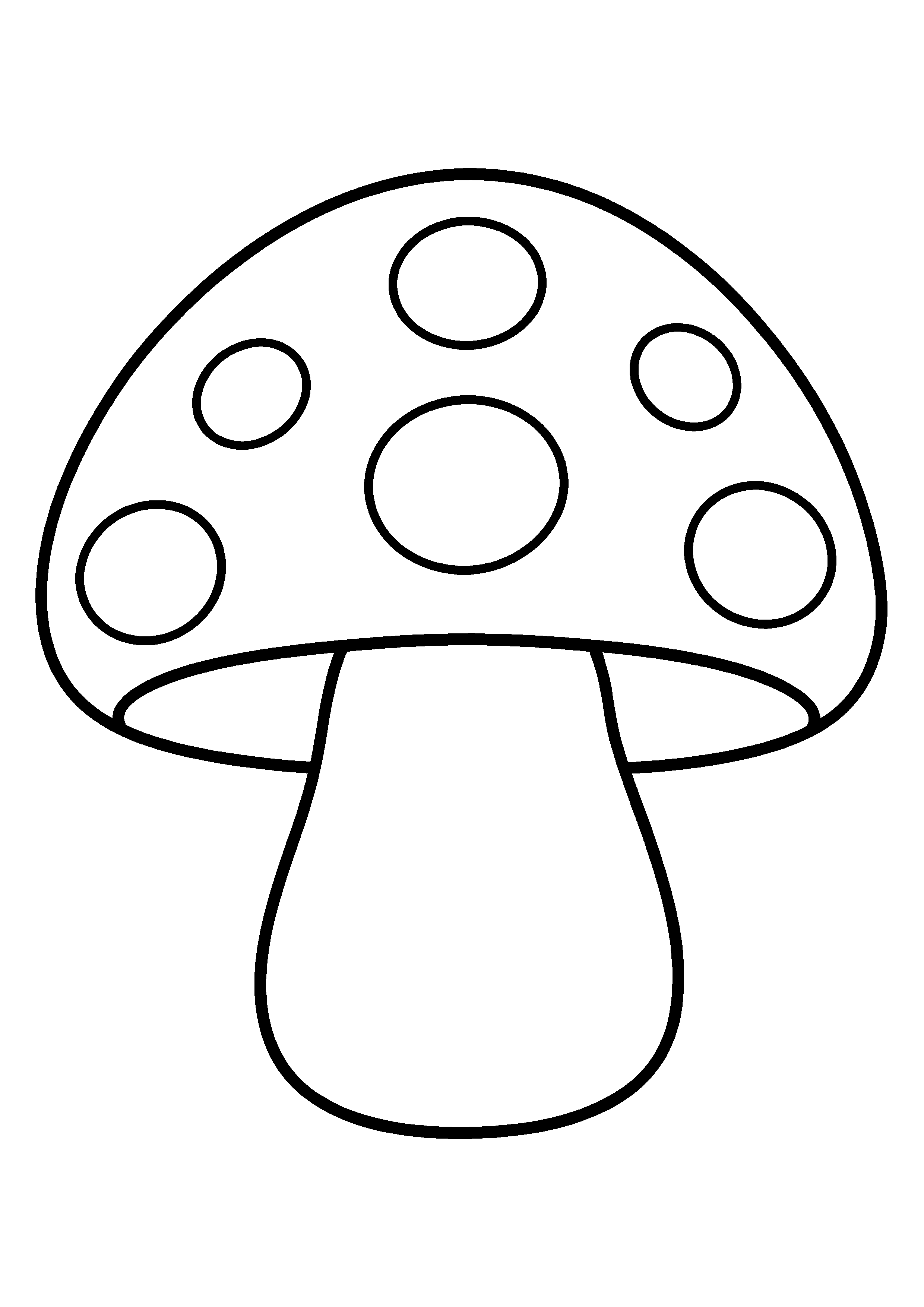 Coloriage Champignon à imprimer – dessin n°7