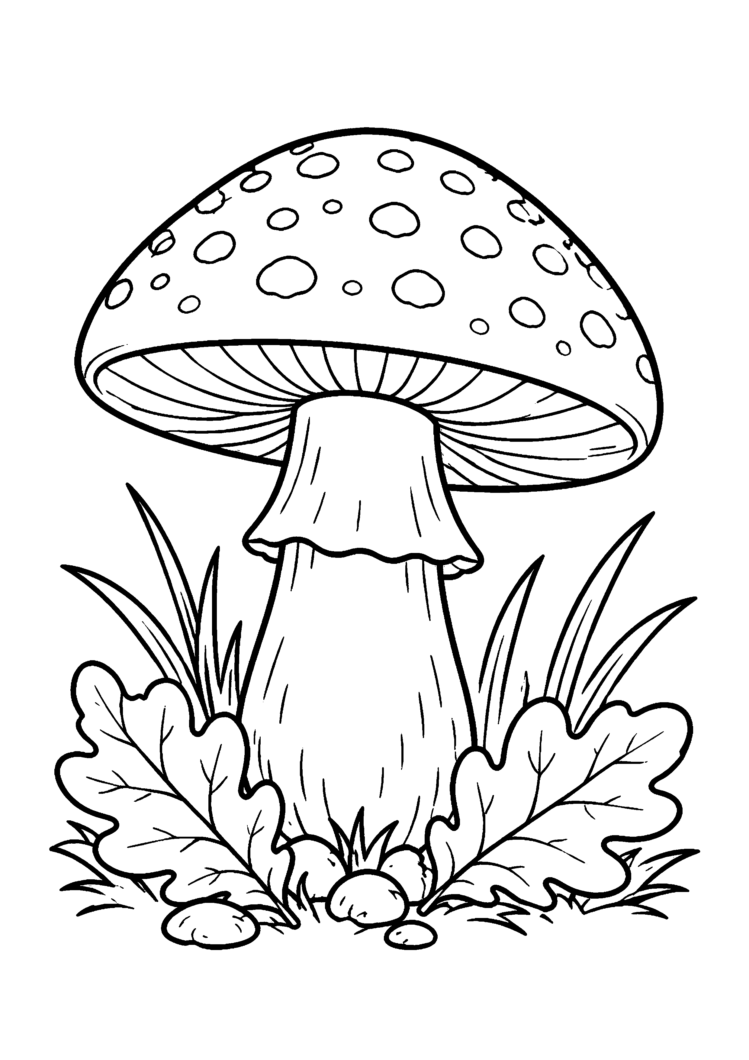 Coloriage Champignon à imprimer – dessin n°8
