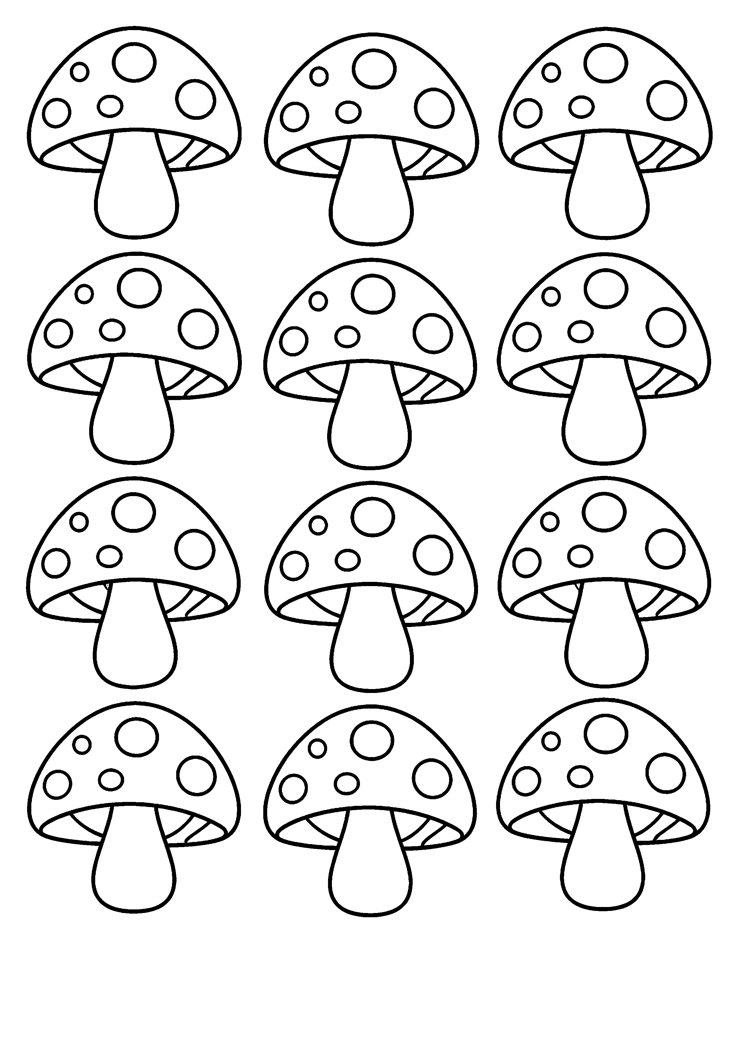 Coloriage Champignon à imprimer – dessin n°9