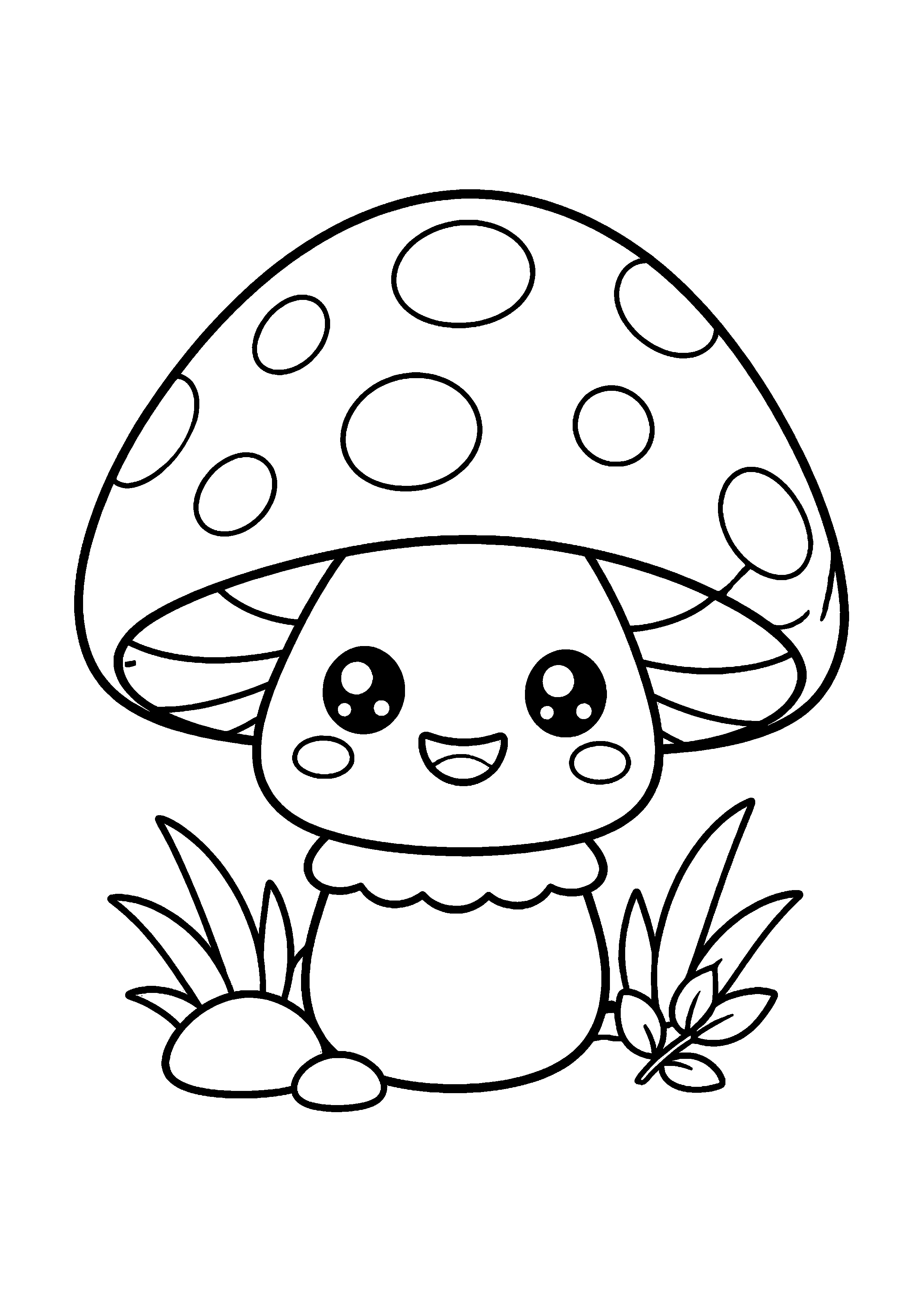Coloriage Champignon à imprimer – dessin n°11