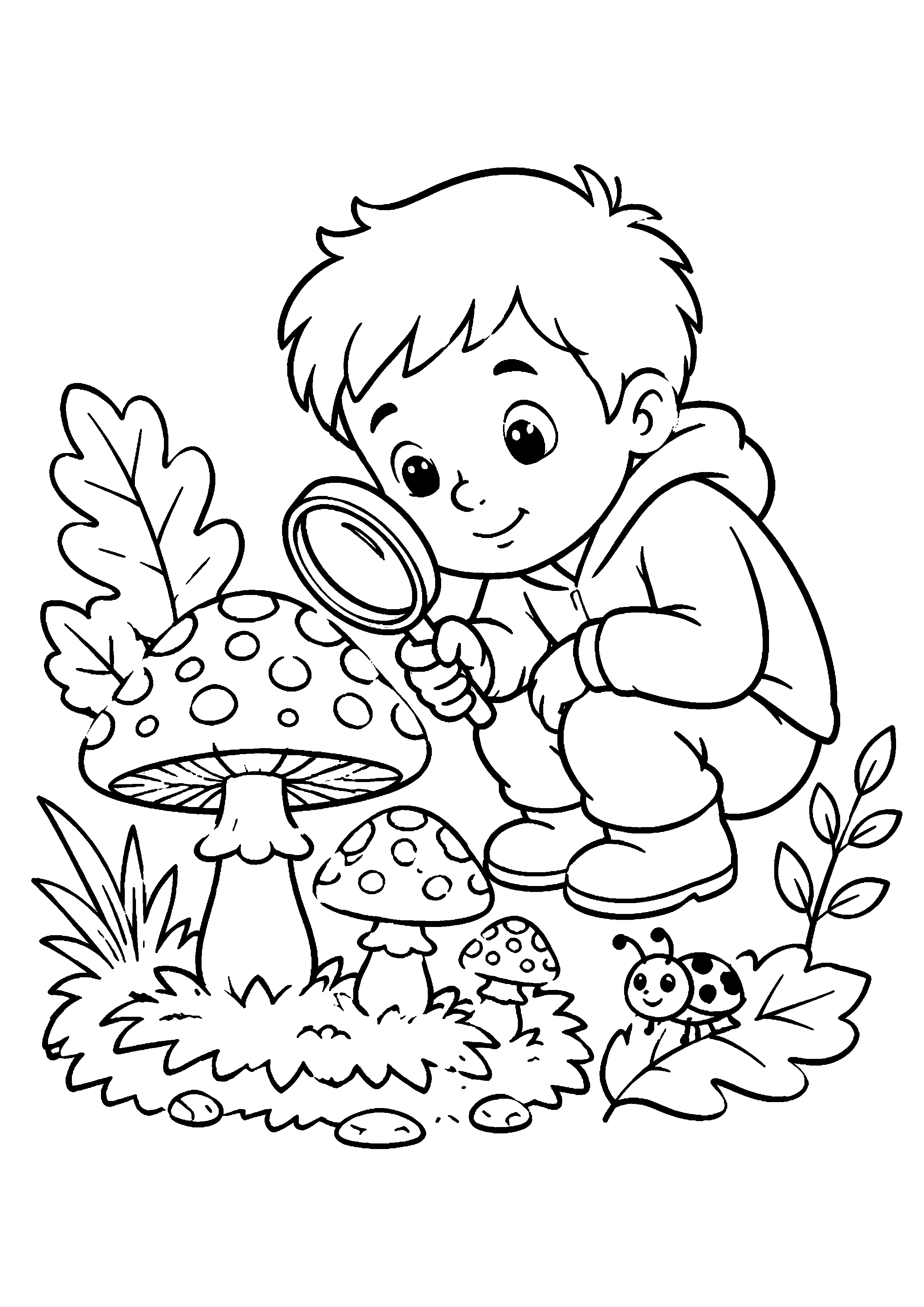 Coloriage Champignon à imprimer – dessin n°12