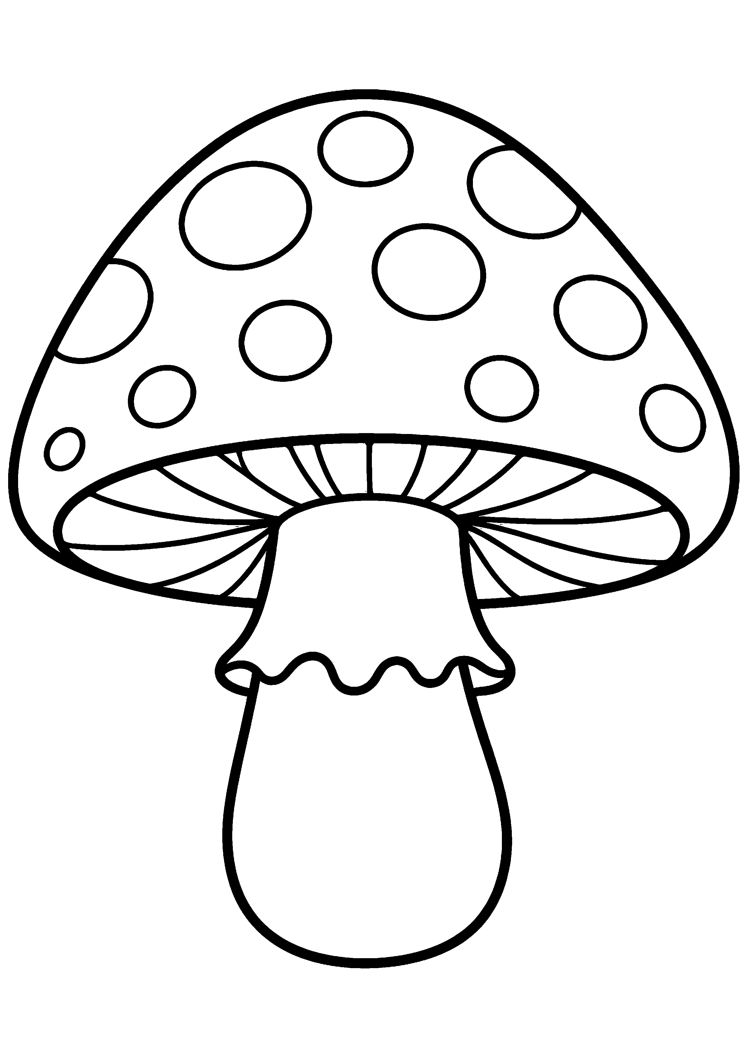 Coloriage Champignon à imprimer – dessin n°14