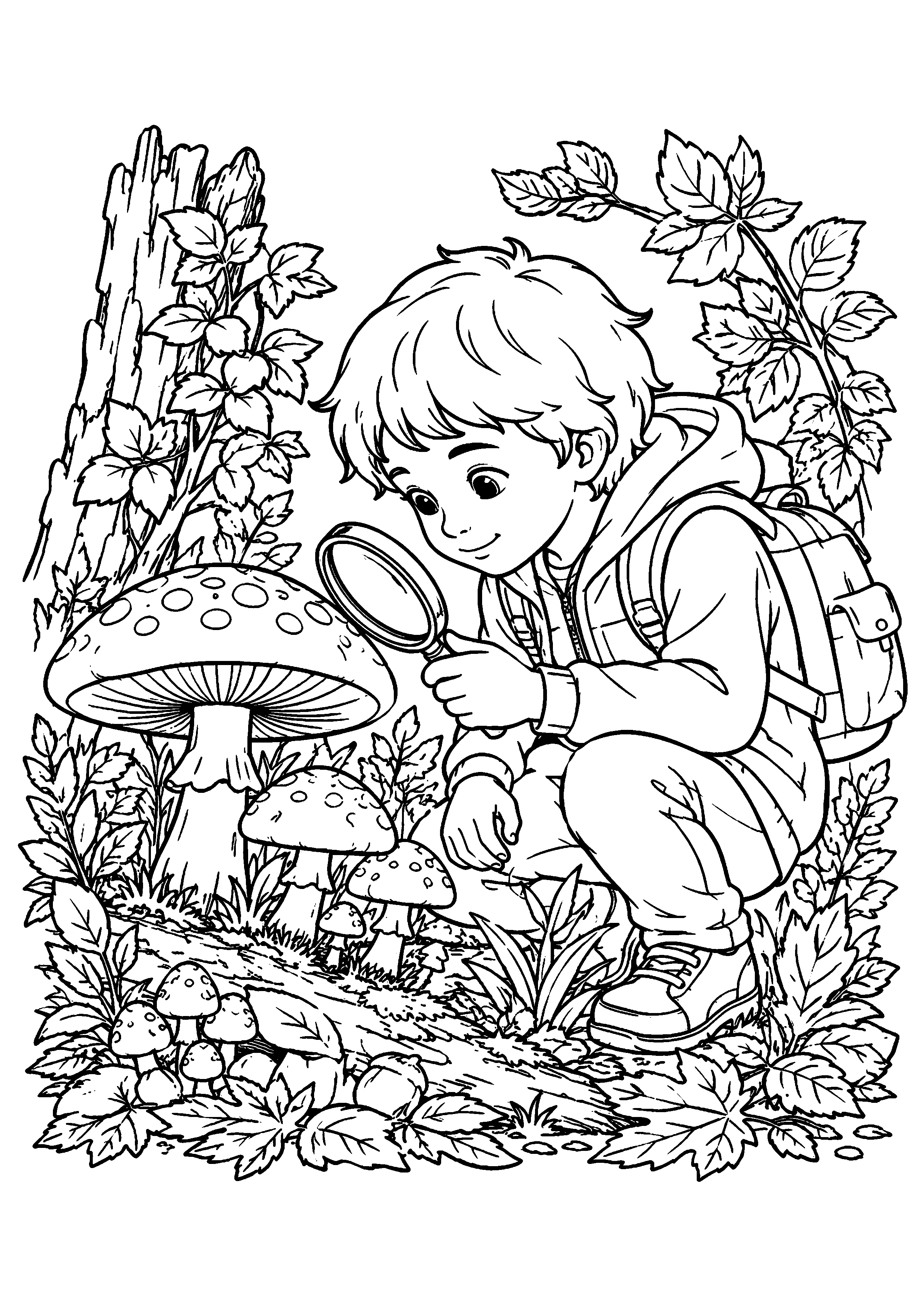 Coloriage Champignon à imprimer – dessin n°16