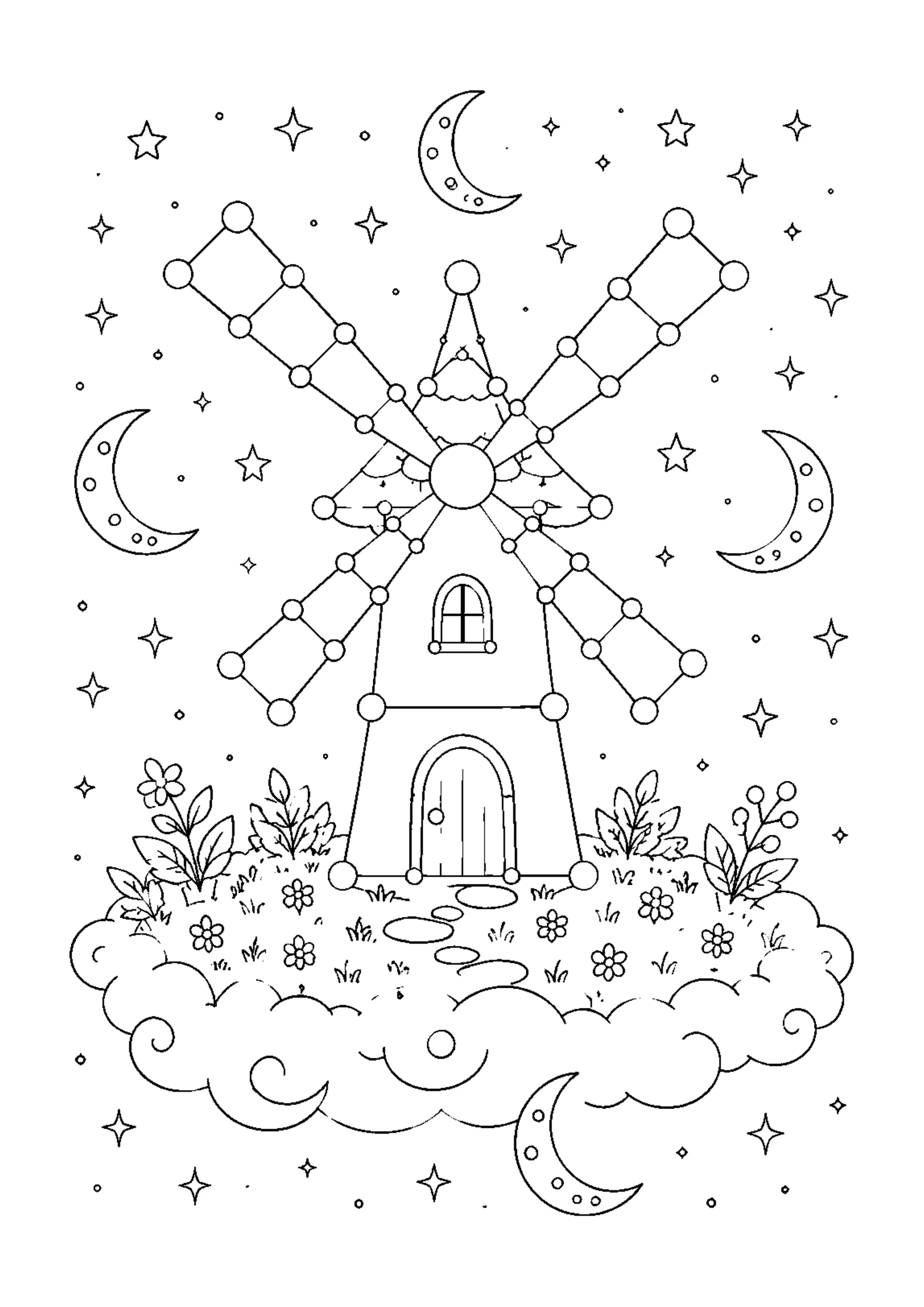 Coloriage Constellations imaginaires à imprimer – dessin n°18