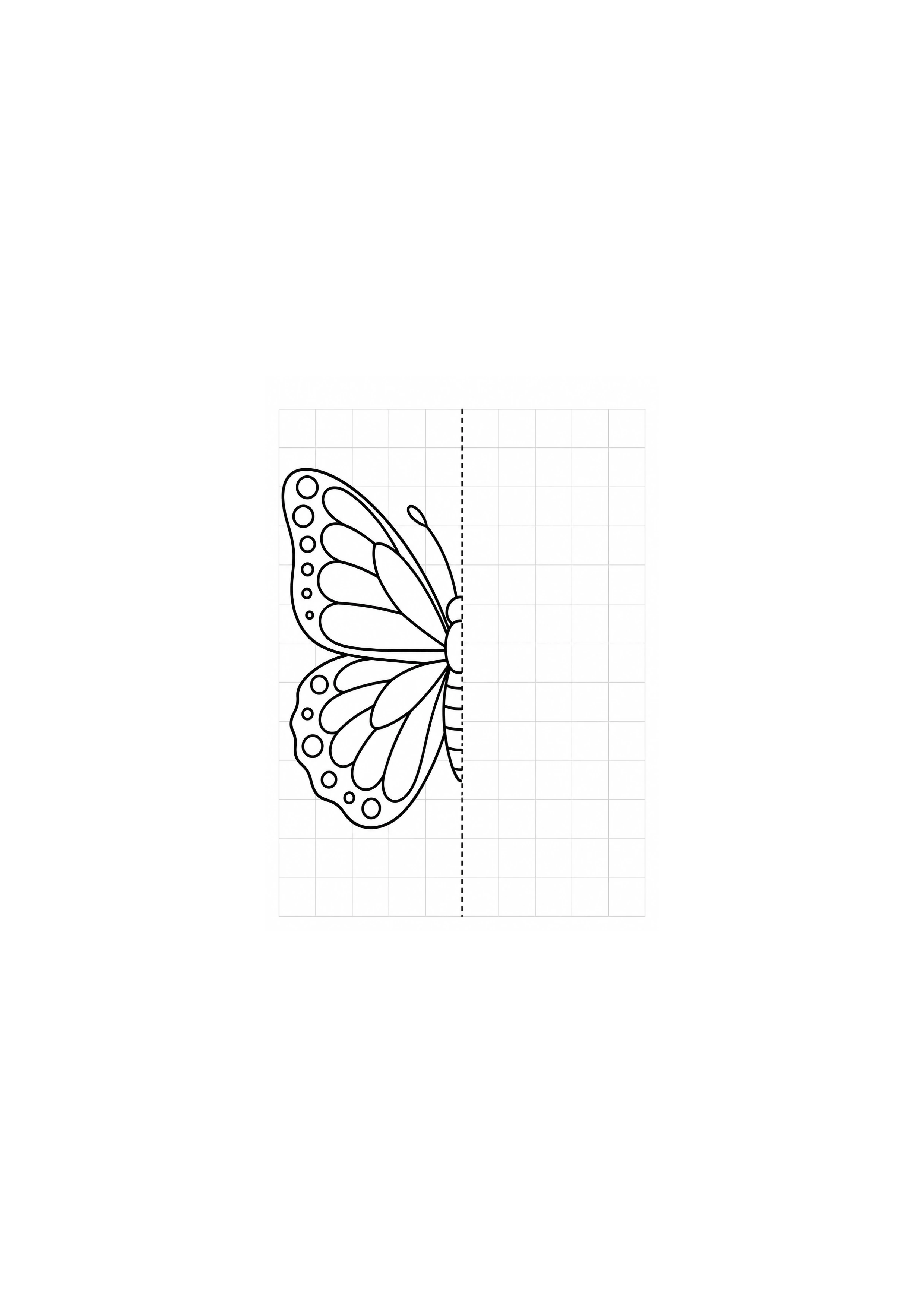 Dessins symétriques à compléter