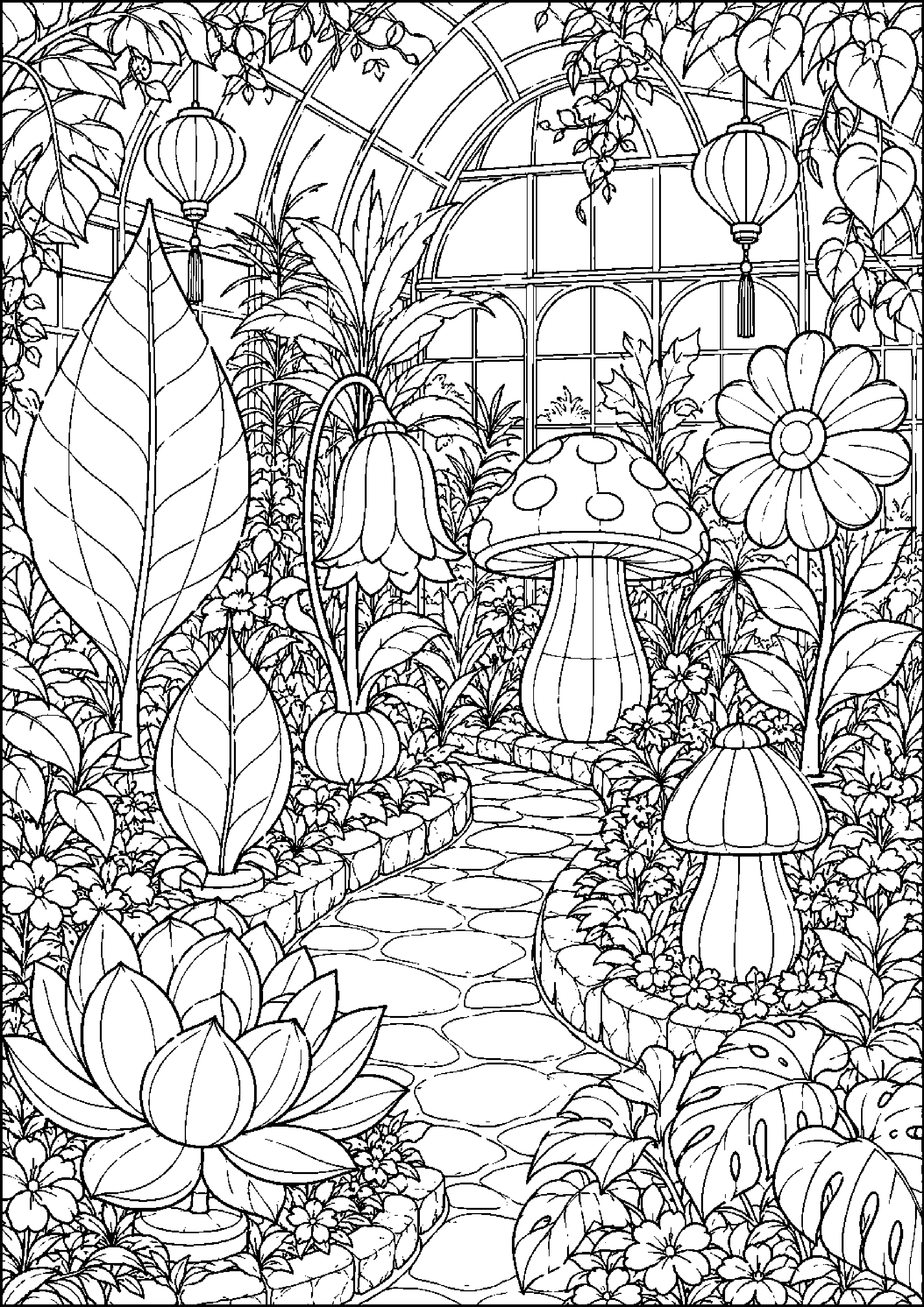 Coloriage festival de lanternes à imprimer – dessin n°12