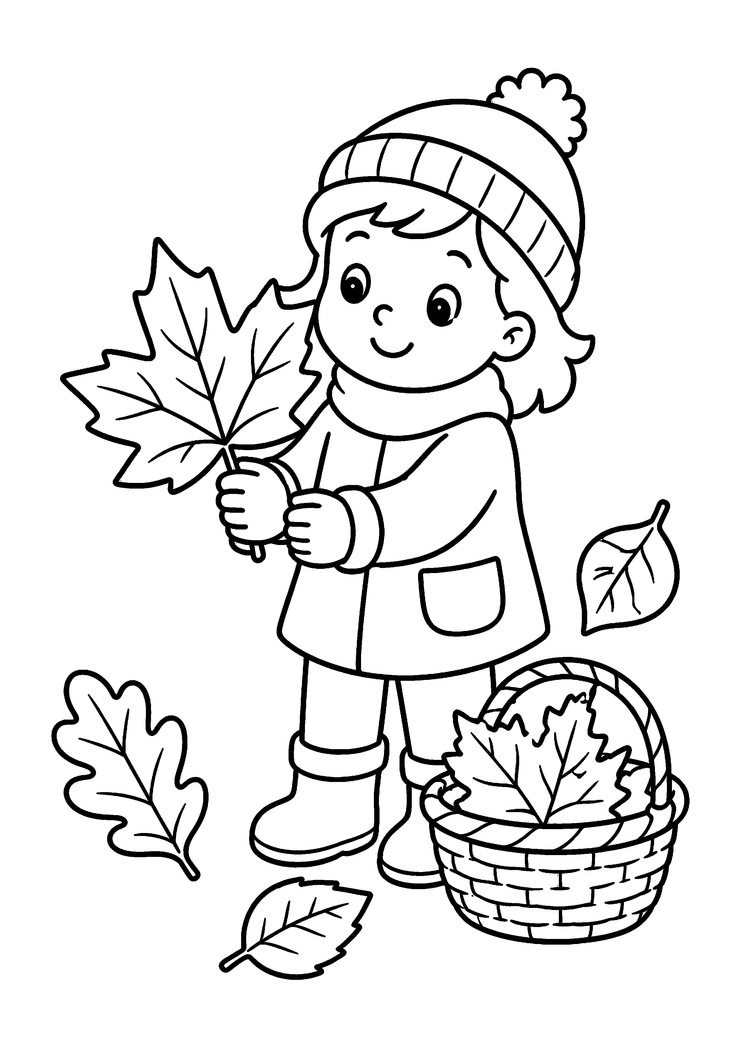 Coloriage Feuille d'automne à imprimer – dessin n°5