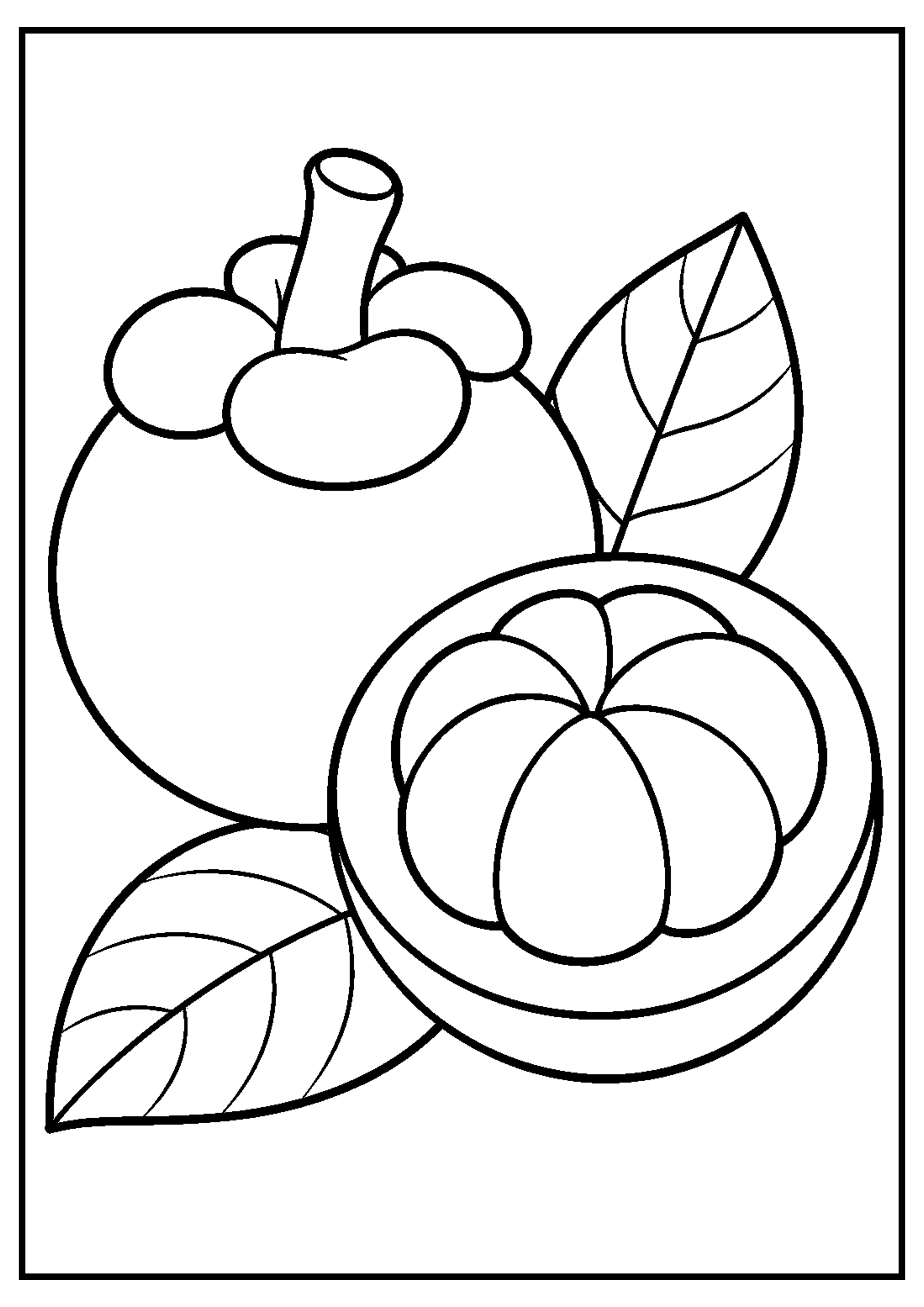 Coloriage Fruits exotiques à imprimer – dessin n°12