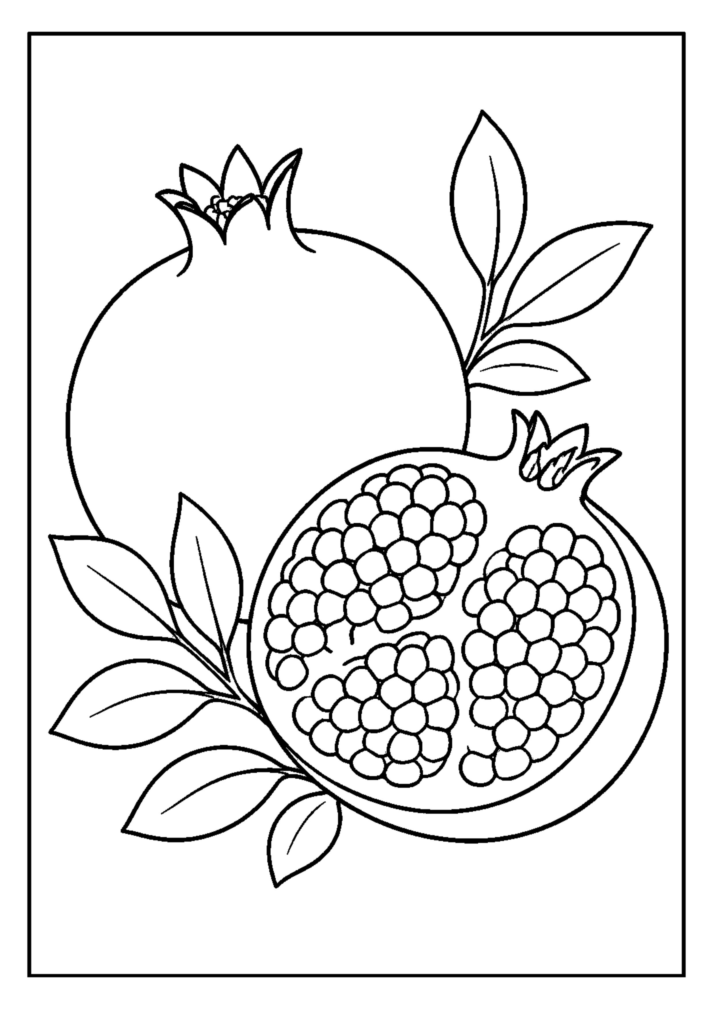 Coloriage Fruits exotiques à imprimer – dessin n°17