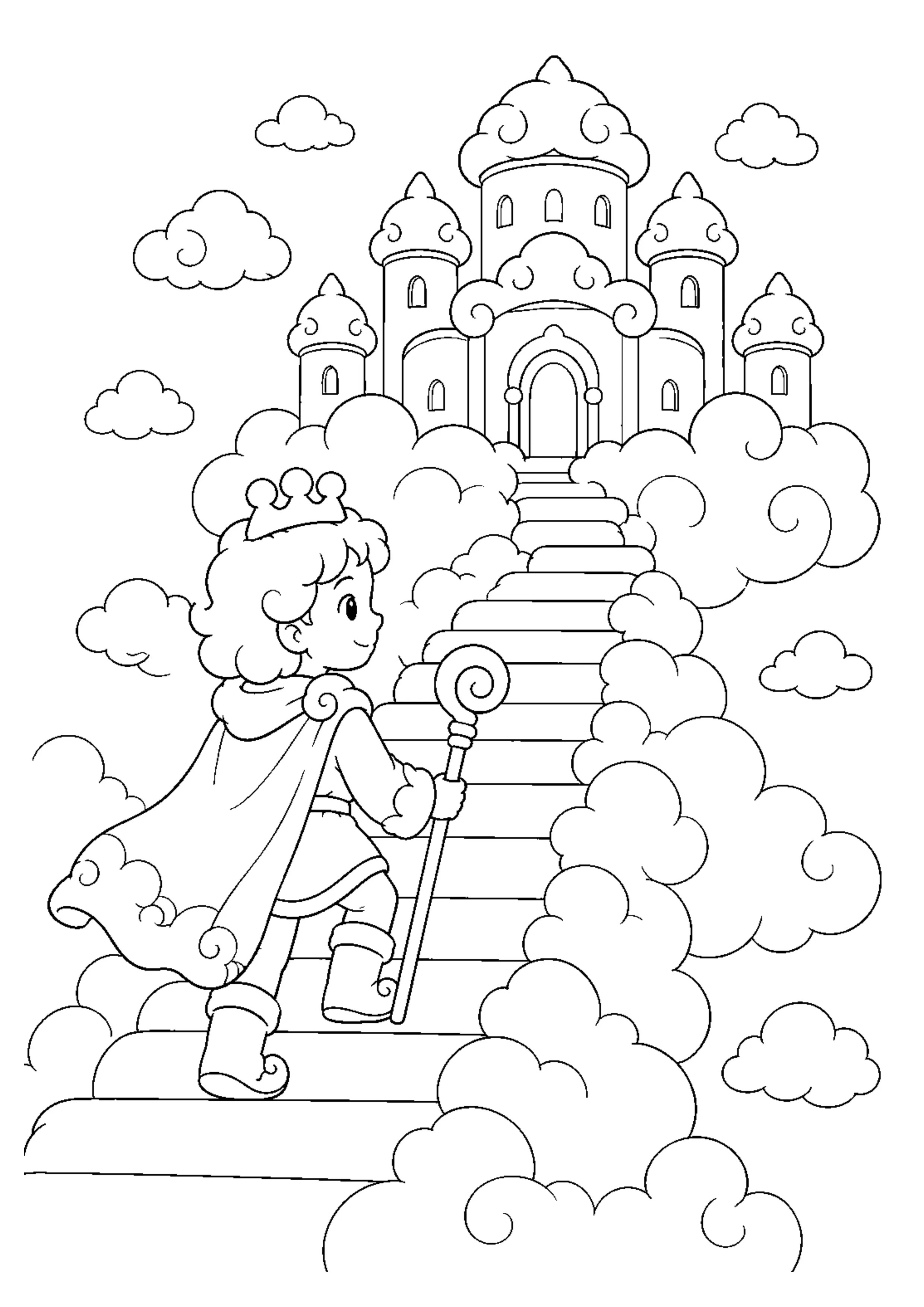 Coloriage Gardien des nuages à imprimer – dessin n°18
