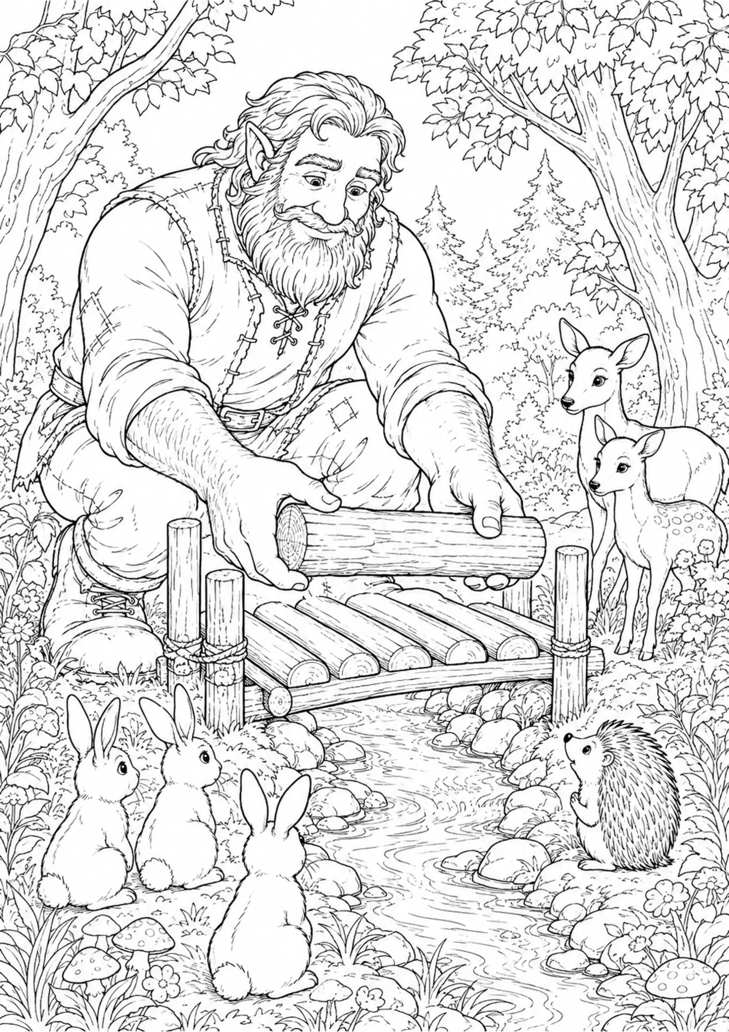 Coloriage Géant bienveillant à imprimer – dessin n°2