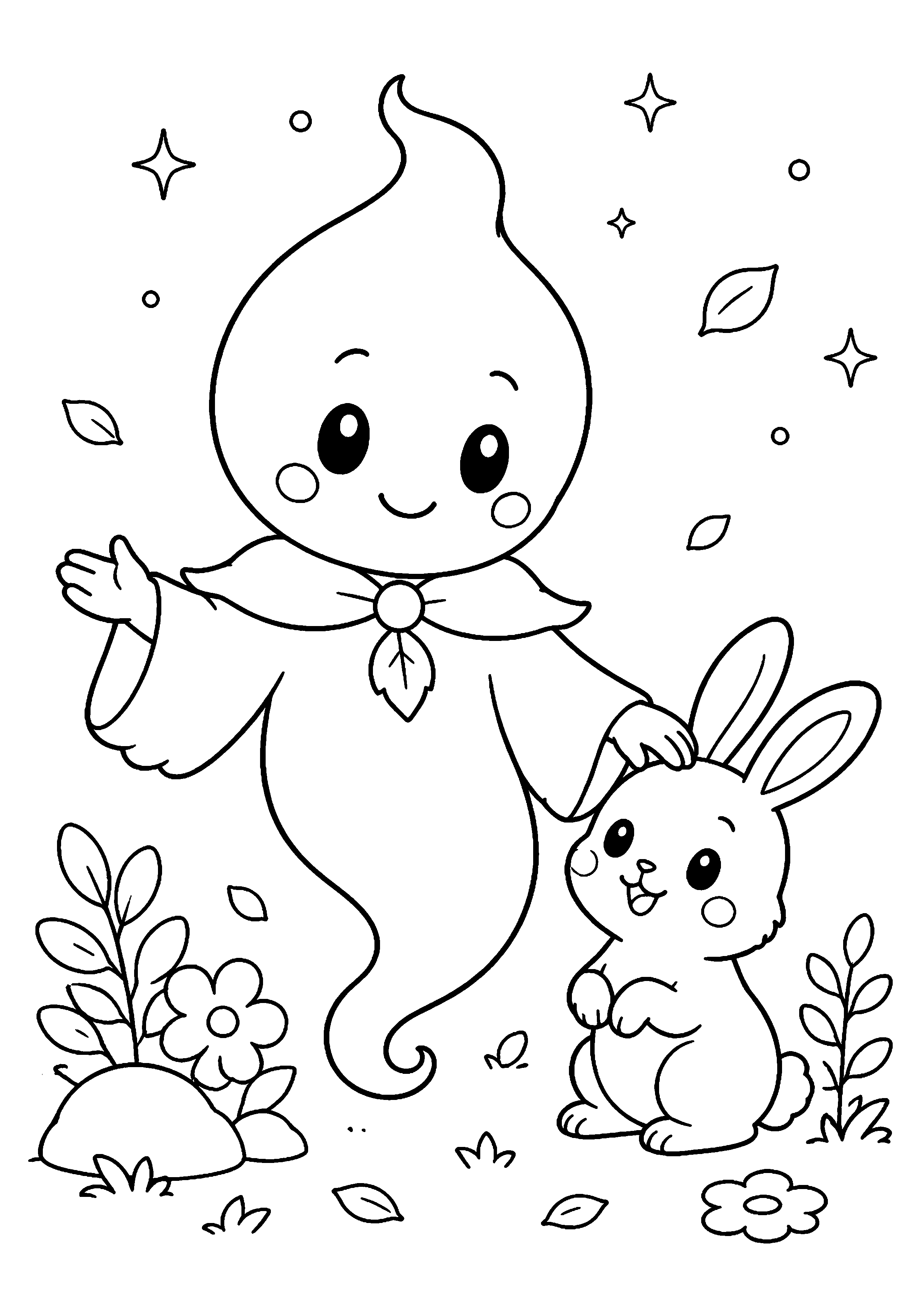 Coloriage Génie à imprimer – dessin n°6