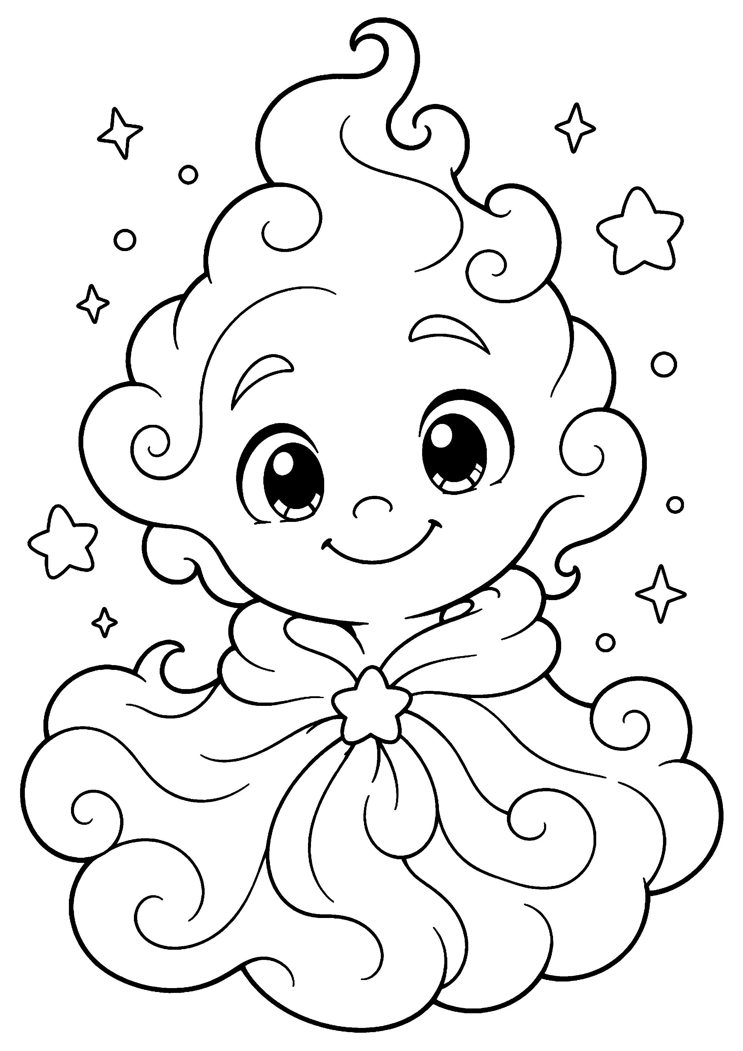 Coloriage Génie à imprimer – dessin n°14