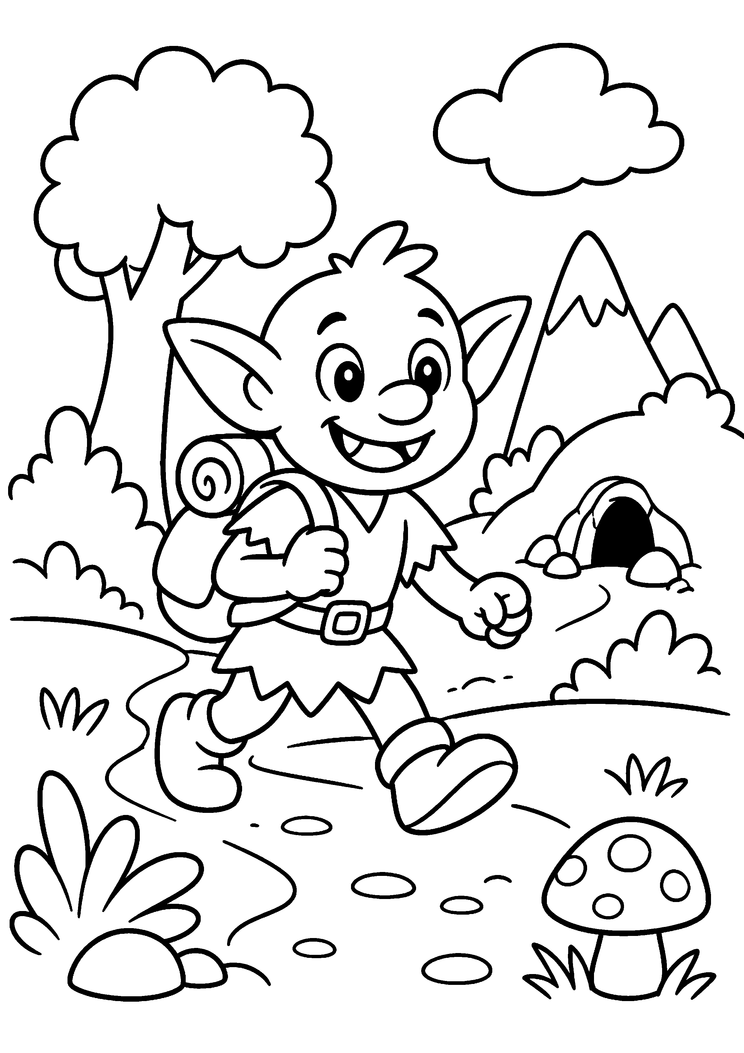 Coloriage Gobelin à imprimer – dessin n°7