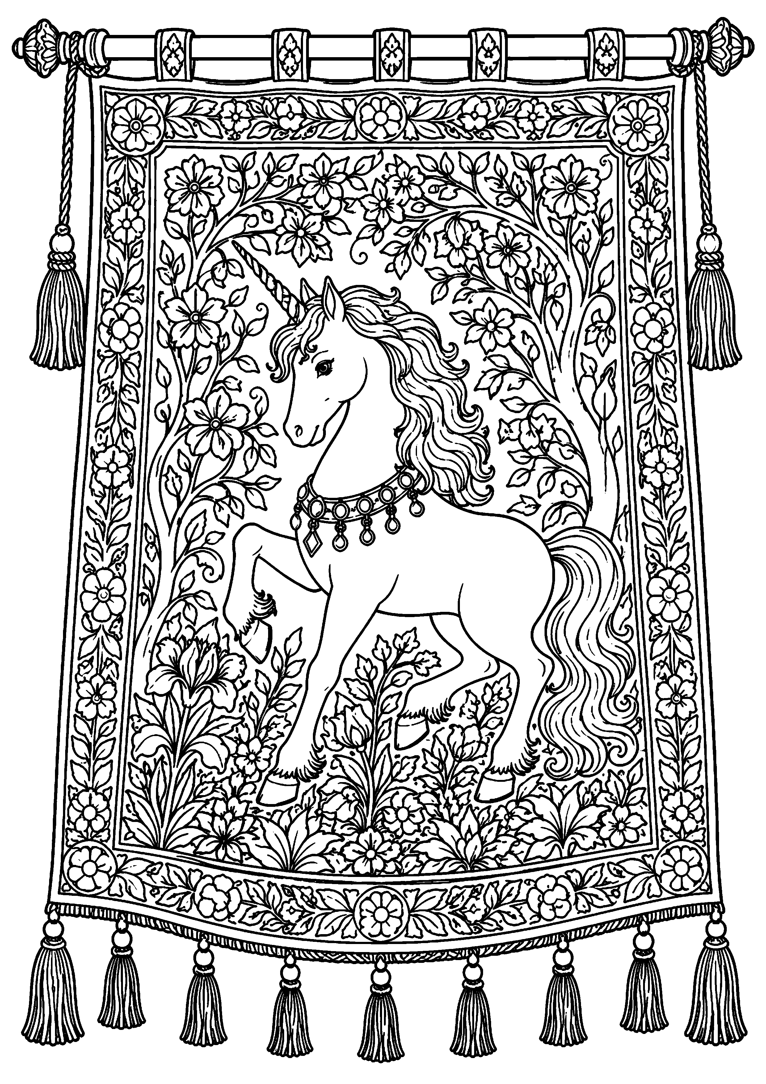 Coloriage Gobelin à imprimer – dessin n°19