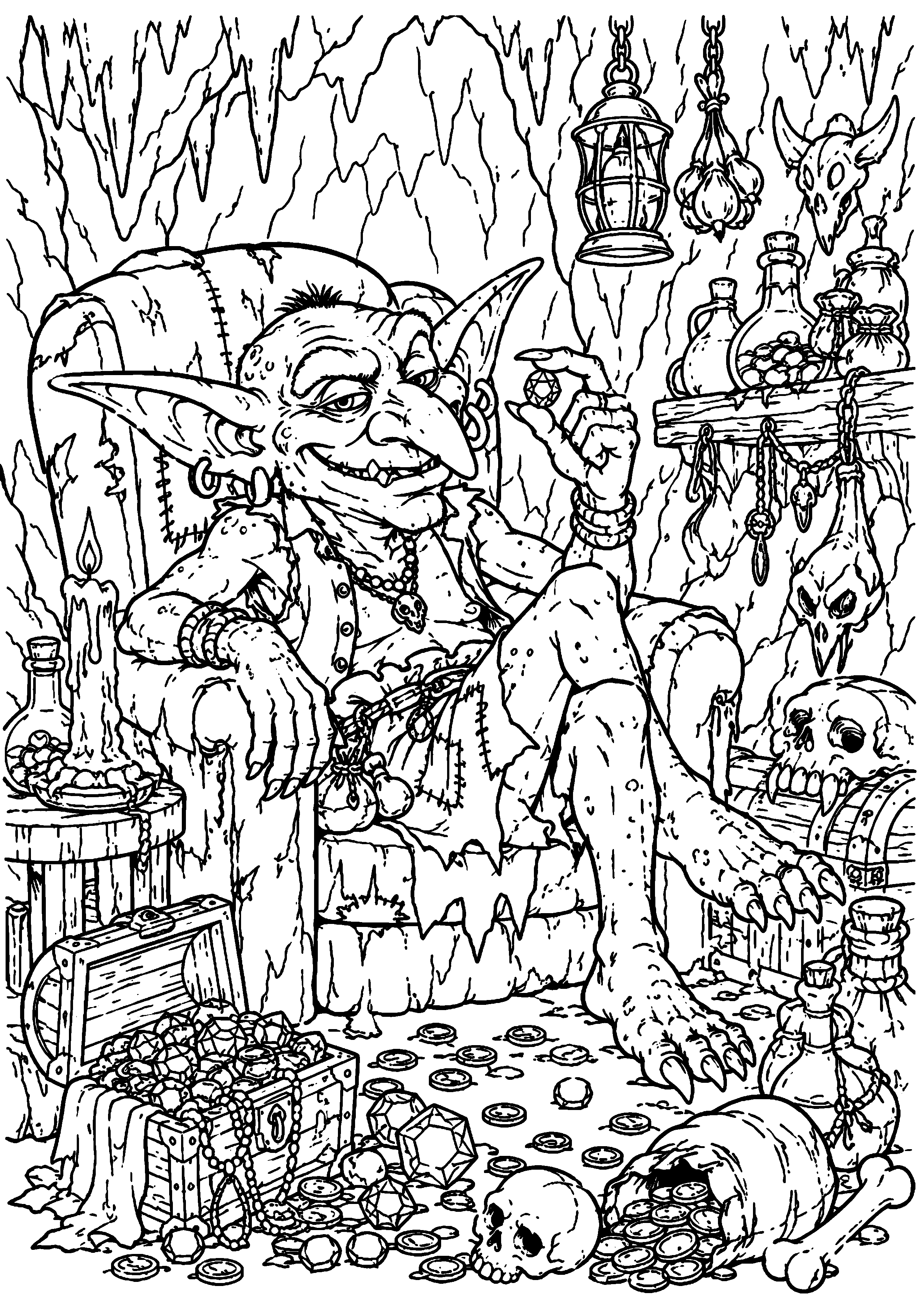 Coloriage Gobelin à imprimer – dessin n°20